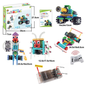 237pcs diy r / c brinquedos set abs blocos de controle remoto para crianças (10189158)